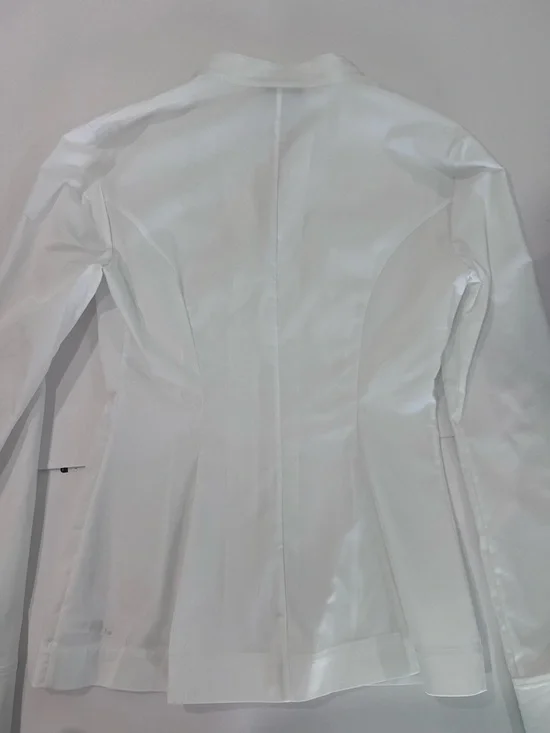Khy White Zip-Front Fitted Button-Down Shirt - Picture 3 of 5